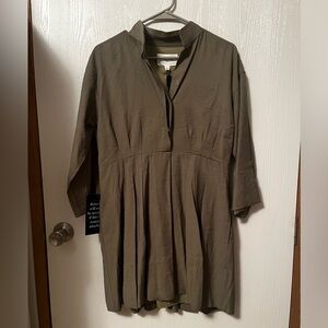 NWT Tuckernuck POMANDER PLACE Green Darien Dress, Jade Green Small